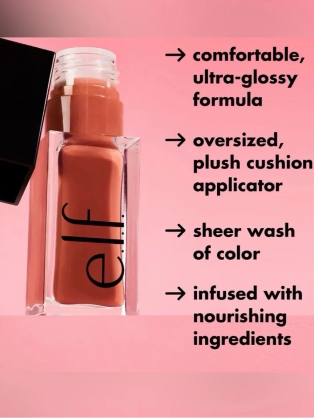 ELF Glow Reviver Lip Oil It’s Giving Agusaba Apricot (Orange) New/sealed